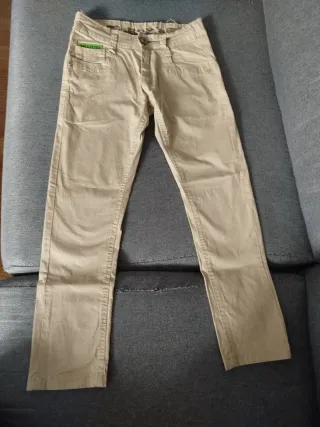 Pantalón niño beige 8 años