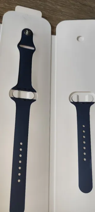 Correa Nike Sport Apple Watch Negra y otra azul