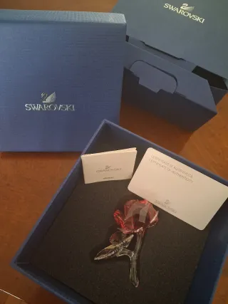 Rosa Swarovski Cristallo Rosa