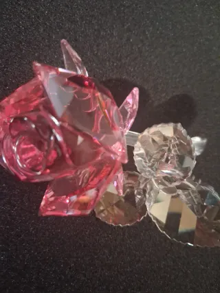 Rosa Swarovski Cristallo Rosa