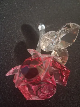 Rosa Swarovski Cristallo Rosa