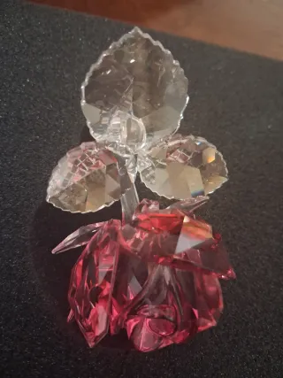 Rosa Swarovski Cristallo Rosa