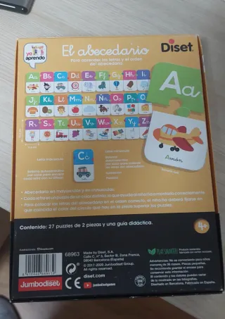Juego de mesa El abecedario Diset