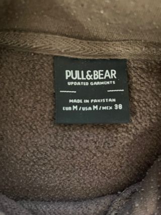 Sudadera Pull&Bear Marrón Talla M