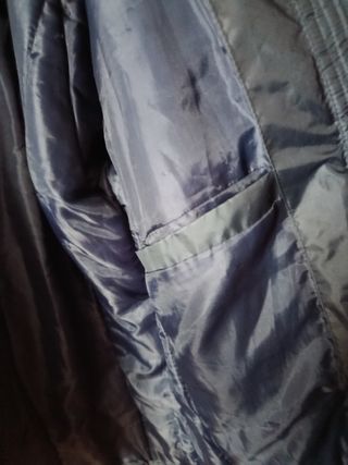 Chaqueta Plumas Negra y Azul