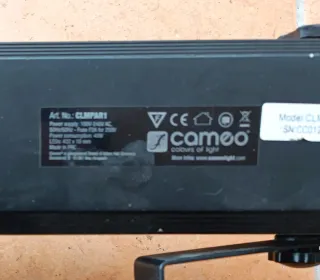 Conjunto luces RGB Cameo CLM par 1