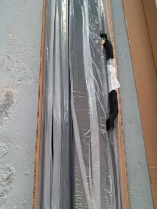 Pérgola VOUNOT Techo Retráctil Beige/Negro