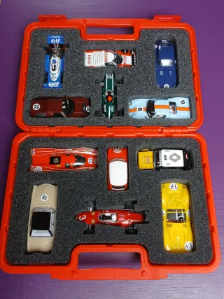 Maletín Scalextric Coches Míticos