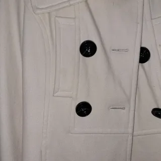 Cappotto Zara panna doppio petto