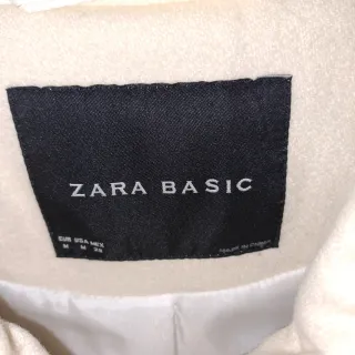 Cappotto Zara panna doppio petto