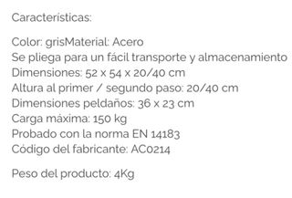 Escalón Doble Plegable Kampa Dometic