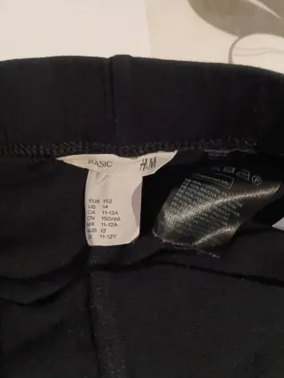 Chándal infantil negro y blanco