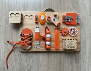 Panel Montessori Actividades Madera