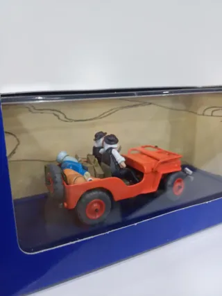 Coche Tintín Williys / Jeep escala 1/43 Hernández