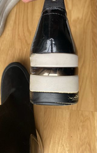 Zapatillas de Deporte de Calcetín Negro Mujer