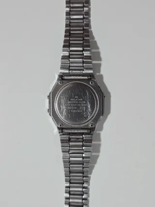 Reloj Casio Plata Digital Clásico