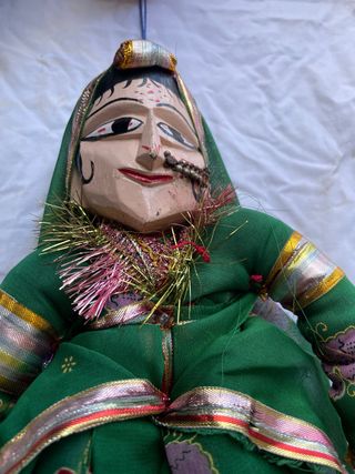 Marioneta de madera de Indonesia