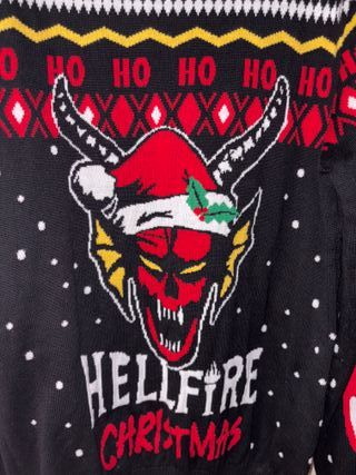 Jersey Navidad Stranger Things Hellfire Club