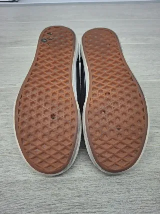 Zapatillas Vans Negras Velcro Niños,  talla 36