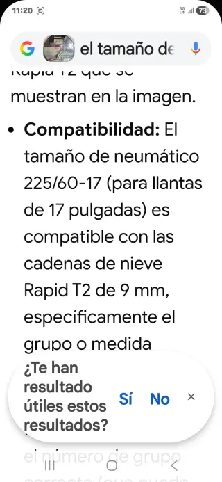 Cadenas para ruedas de coche 9MM