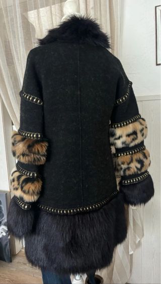 Abrigo The Extreme Collection Negro Multicolor