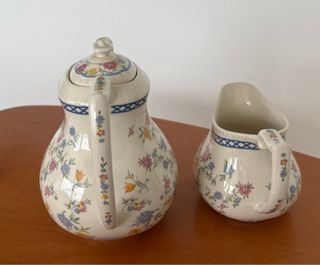 Cafetera/Tetera San Claud Porcelana Flores