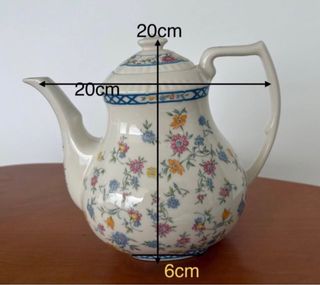 Cafetera/Tetera San Claud Porcelana Flores