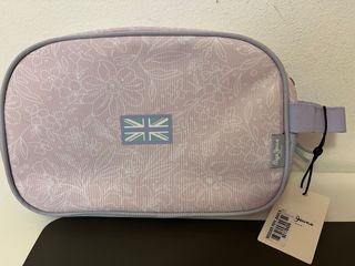 Neceser Pepe Jeans floral morado