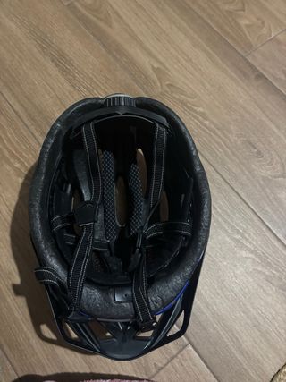 Casco de Ciclismo KED Azul y Plata