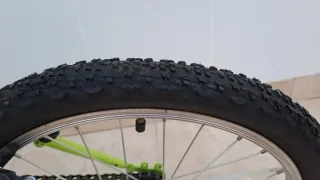 Bicicleta infantil verde