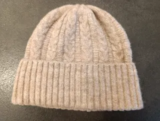 Set Sciarpa Cappello Guanti Beige