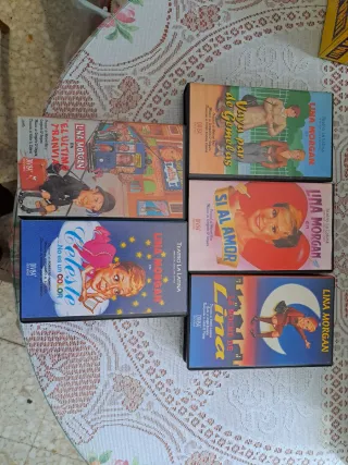 Lote 5 Cintas VHS Lina Morgan
