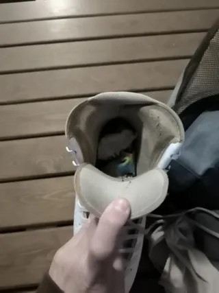 Patines de patinaje artístico blancos