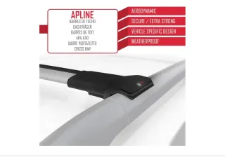 Juego Barras Techo Coche Alpine