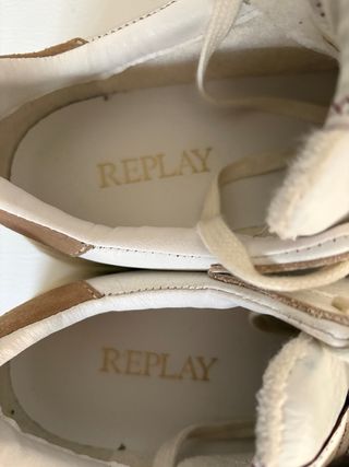 Sneakers Replay Pelle