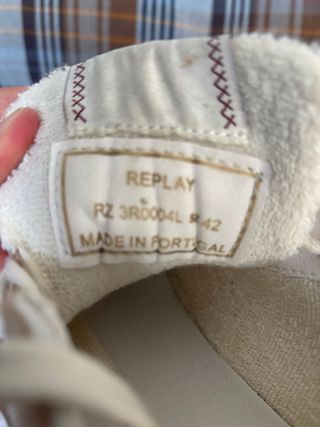 Sneakers Replay Pelle