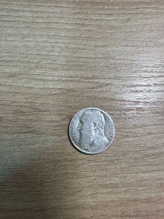 Moneda 50 céntimos 1901 Leopoldo II