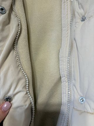 Piumino beige corto Pull&Bear