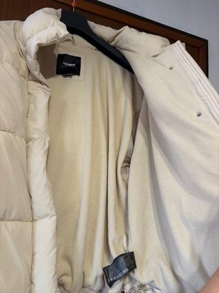 Piumino beige corto Pull&Bear