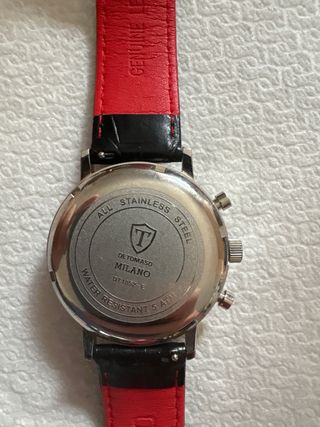 Orologio Detomaso Milano Uomo Pelle Nera