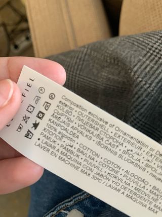 Pantalón vaquero Slowlove ancho Talla 34