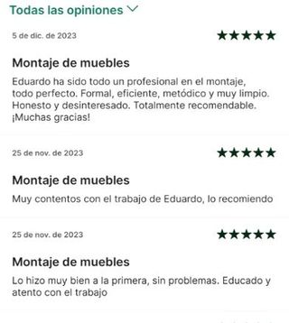 ¿Muebles nuevos de Leroy Merlin? Los monto por ti.