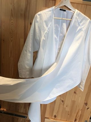 Camisa cruzada lazo Massimo Dutti Talla Única