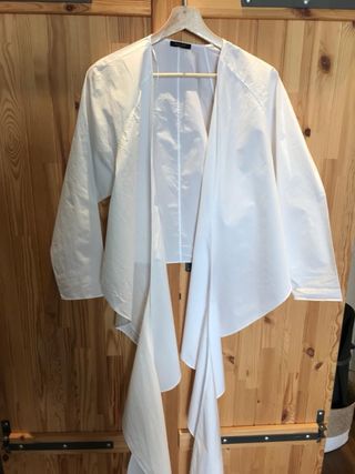 Camisa cruzada lazo Massimo Dutti Talla Única