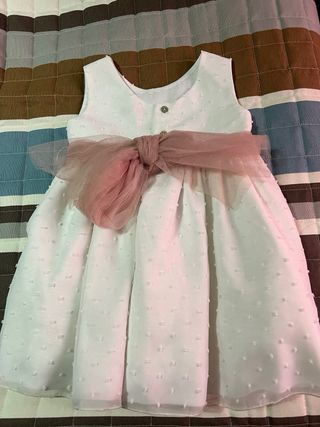 Vestido niña ocasión especial blanco