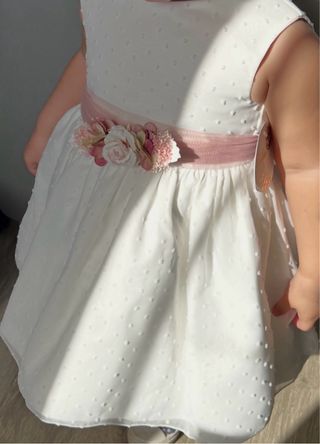 Vestido niña ocasión especial blanco