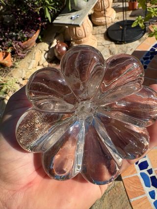 Figura Garza Cristal Murano