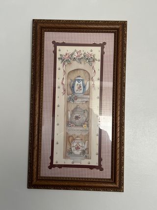 Cuadro decorativo de teteras