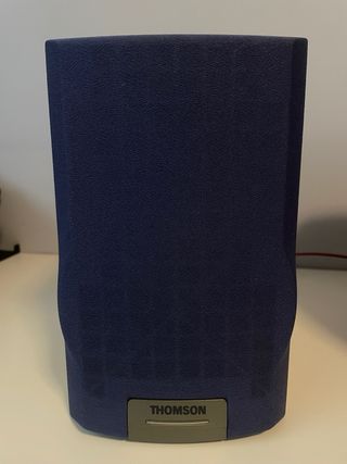 Radio CD y Cassette Thomson Azul y Plata