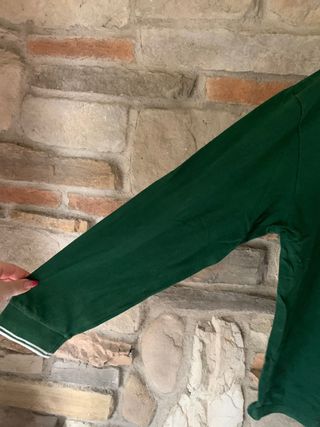 Polo uomo maniche lunghe Maltese verde L